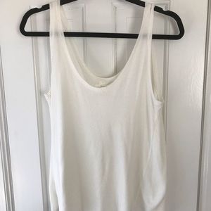 White tank top